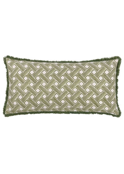 Hoem Alexa Geometric Filled Cushion (30cm x 60cm x 8cm)