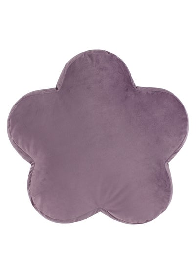 Heya Home Flower Velvet Ready Filled Cushion (One Size)