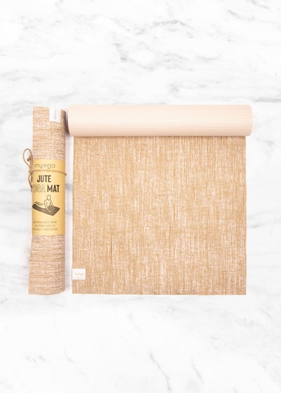 Myga White Jute Yoga Mat