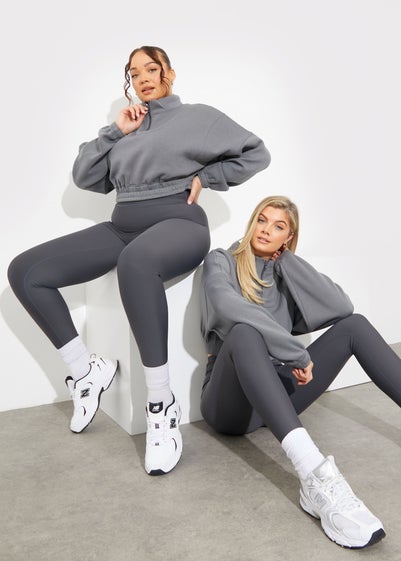 In The Style Charcoal Sculpt Fit Leggings