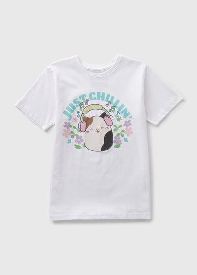 Squishmallow Kids White T-Shirt (5-12yrs)