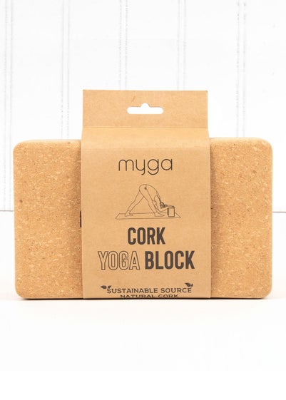 Myga Cork Eco Yoga Brick Block