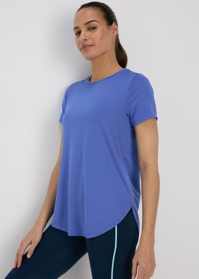 Blue Longline T-Shirt - Small