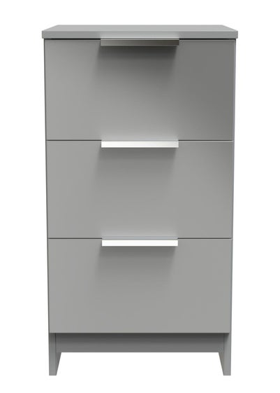Swift Panama 3 Drawer Bedside Cabinet (69cm x 40cm x 37cm) - One Size