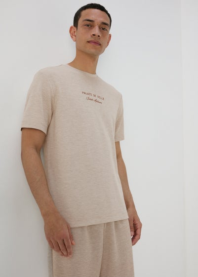 Stone Jacquard Pin Dot T-Shirt