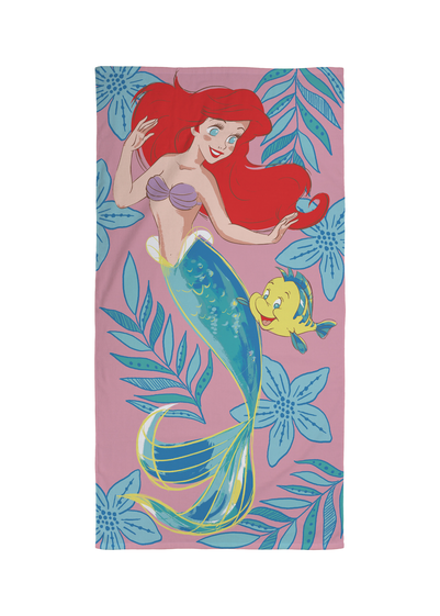 Disney Princess Flowen Fun with Flounder Towel