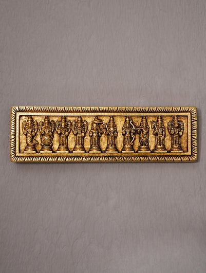 Antique Gold Wall Mount Brass Wall Accent