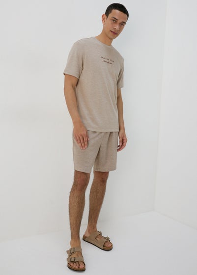 Stone Jacquard Pin Dot Shorts