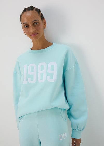 Blue 1989 Co Ord Sweatshirt - Medium