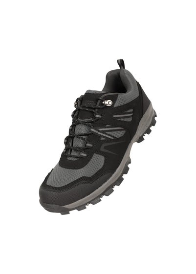 Mountain Warehouse Black Mcleod Outdoor Wide Walking Shoes