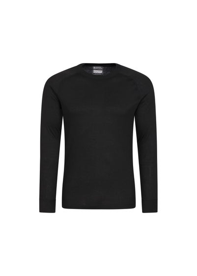 Mountain Warehouse Black  Talus Round Neck Long-Sleeved Thermal Top - XXL