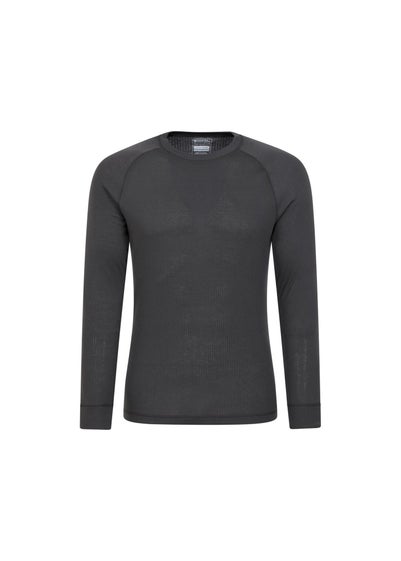 Mountain Warehouse Charcoal  Talus Round Neck Long-Sleeved Thermal Top - Extra Large
