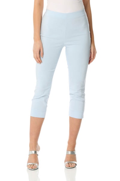 Roman Light Blue Cropped Stretch Trouser