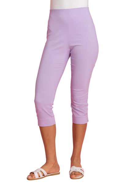 Roman Lilac Cropped Stretch Trouser