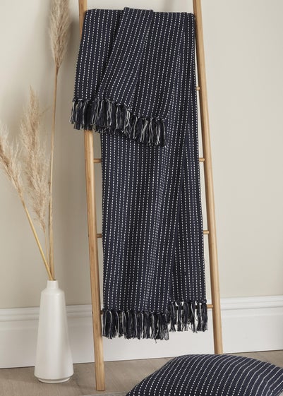 Drift Home Quinn Navy Throw