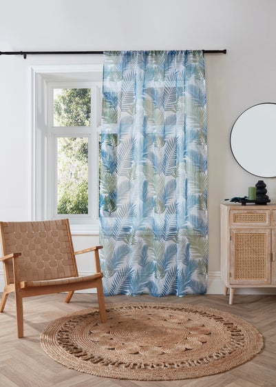 Fusion Tropical Blue Voile Panel