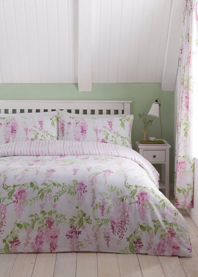 Dreams & Drapes Wisteria Pink Duvet Cover Set