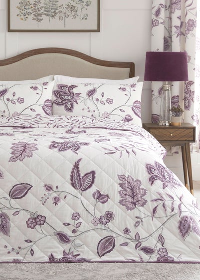 Dreams & Drapes Design Samira Purple Bedspread - 200 x 230cm