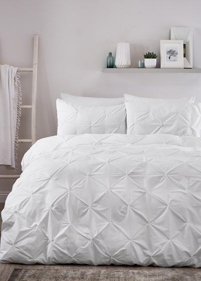 Serene Lara White Duvet Cover Set