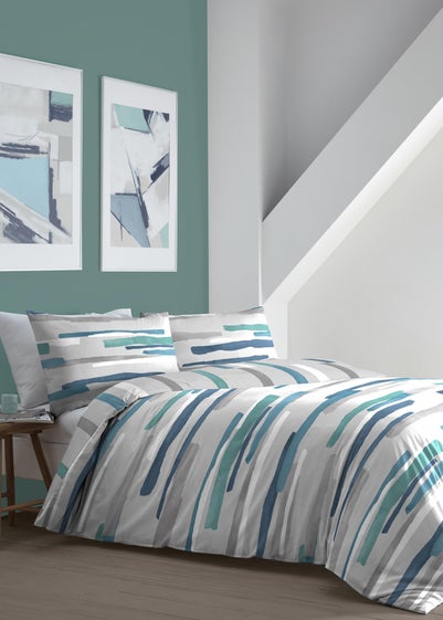 Fusion Clifton Blue Duvet Cover Set