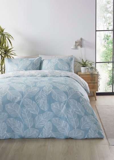 Fusion Matteo Blue Duvet Cover Set