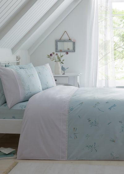 Dreams & Drapes Decorative Fifi Blue Duvet Cover Set