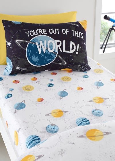 Bedlam Outer Space Fitted Bed Sheet (25cm) - Single