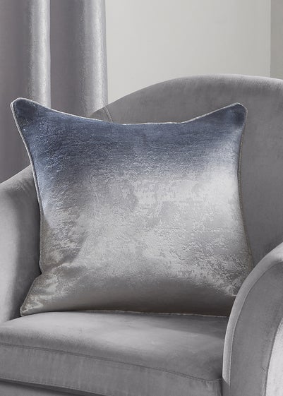 Fusion Ombre Strata Grey Filled Cushion (43cm x 43cm)