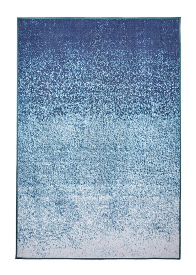 Fusion Lex Blue Washable Rug