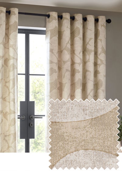 Hoem Brinn Abstract Eyelet Curtains