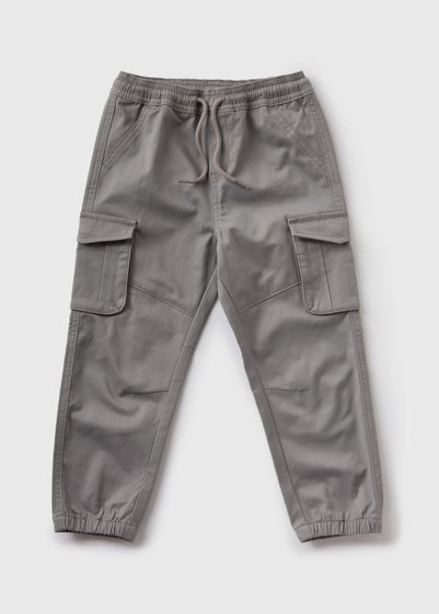 Boys Grey Cargo Trousers (1-7yrs)