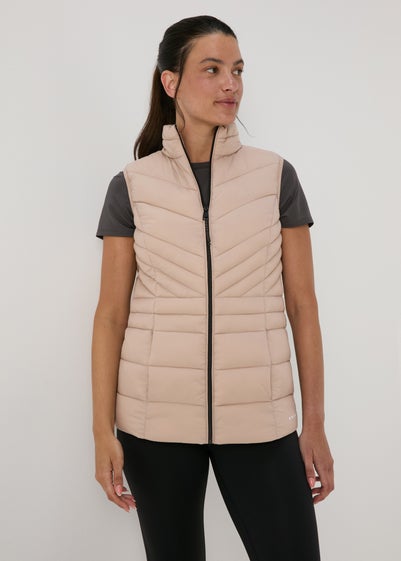 Souluxe Beige Padded Sports Gilet