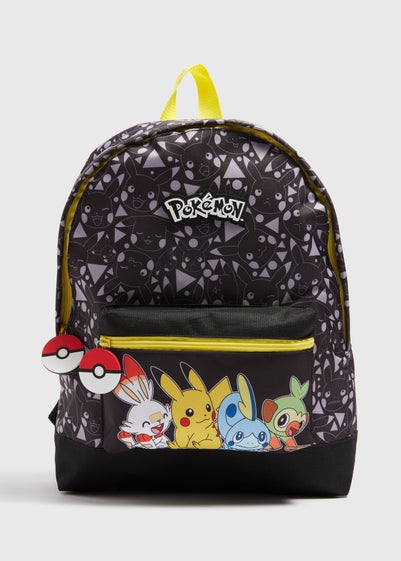 Pokemon Kids Black Backpack (39cm x 33cm)