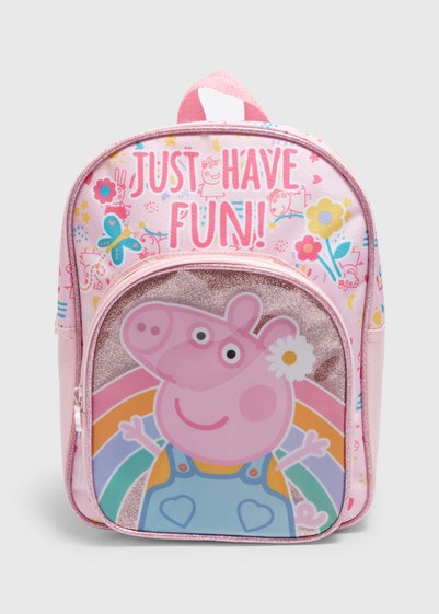 Peppa Pig Pink Backpack (30cm x 23cm x 9.5cm)