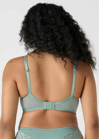 Green Lace Detail DD Bra