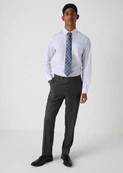 Taylor & Wright Hardwick Charcoal Tailored Fit Trousers