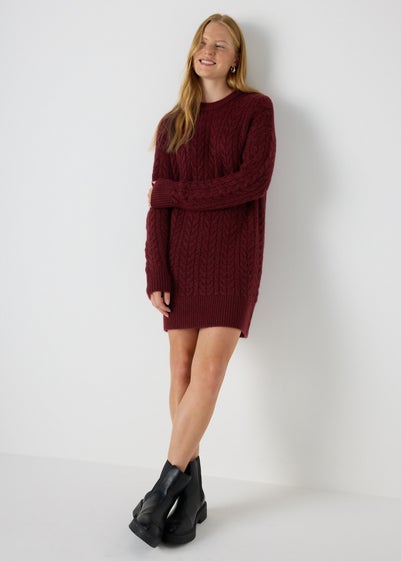 Burgundy Cable Tunic