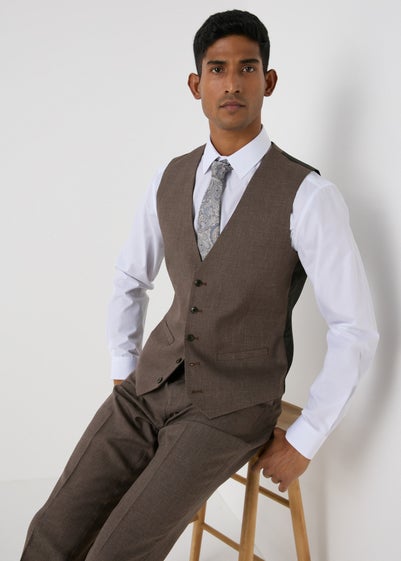 Taylor & Wright Brown Wentworth Waistcoat