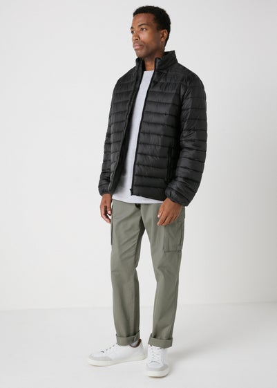 Black Padded Puffa Jacket