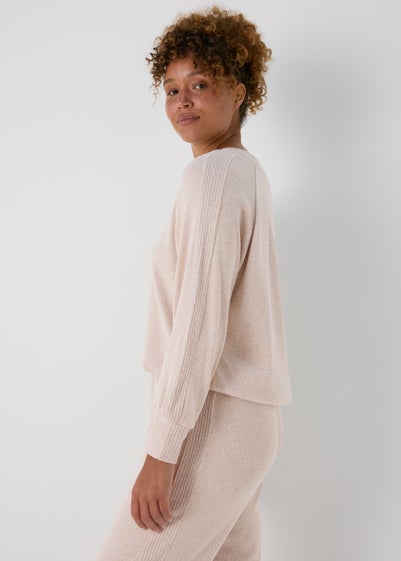 Mink Soft Ribbed Pyjama Top