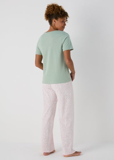 Pink Spot Design Pyjama Bottoms