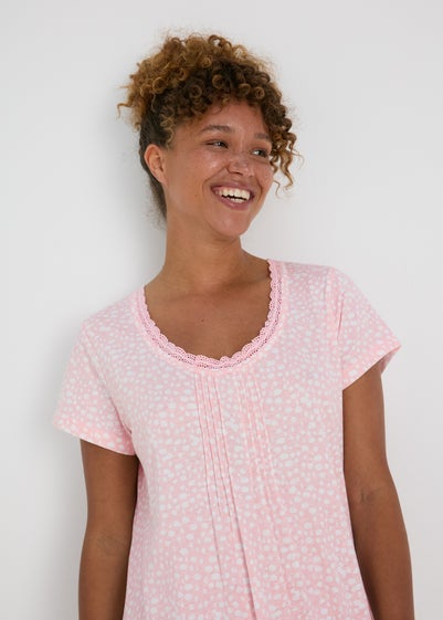 Pink Spot Print Nightie