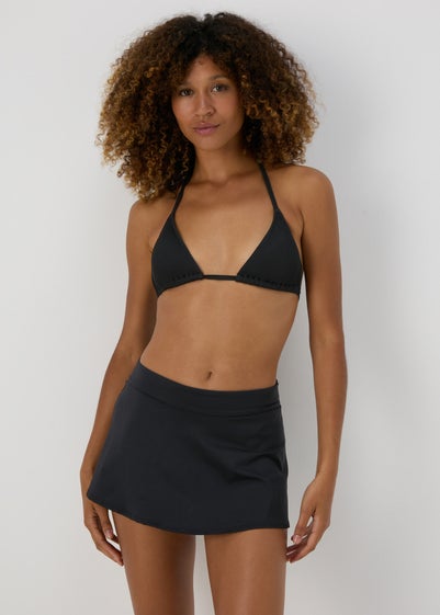 Black Skirted Bikini Bottoms