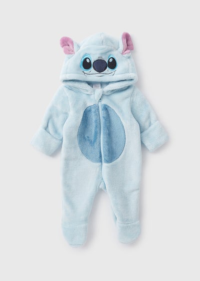 Disney Baby Blue Stitch Pramsuit (Newborn-18mths)