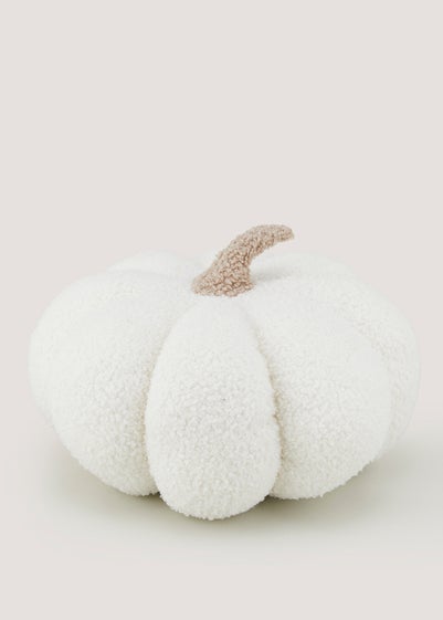 Cream Pumpkin Shaped Cushion (30cm x 30cm)