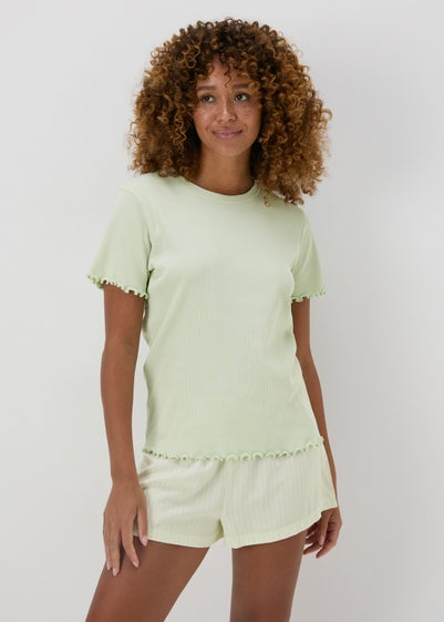 Green Pyjama Short Set