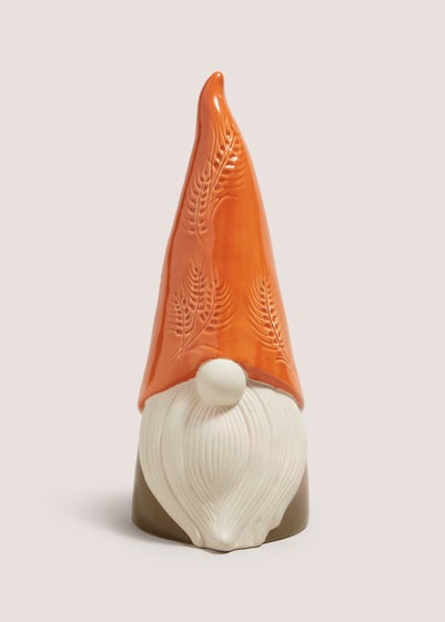 Brown Autumn Gnome Ornament