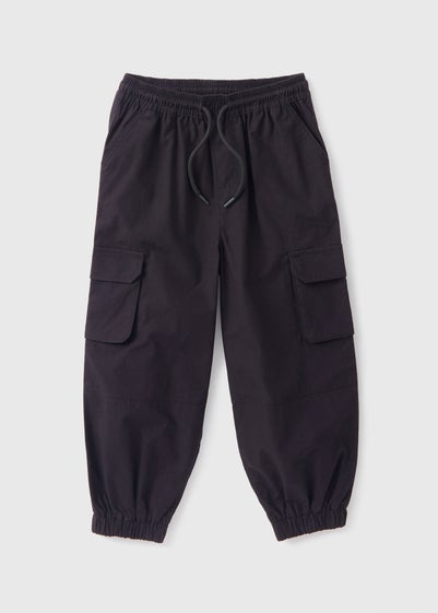 Boys Black Cargo Trousers (1-7yrs)