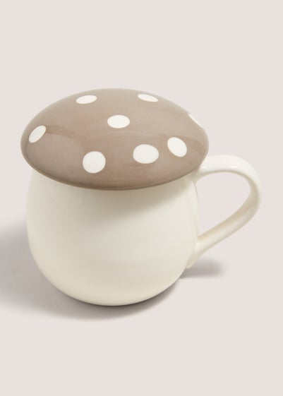 Neutral Toadstool Shaped Mug