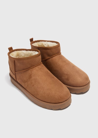 Tan Mini Snug Boots